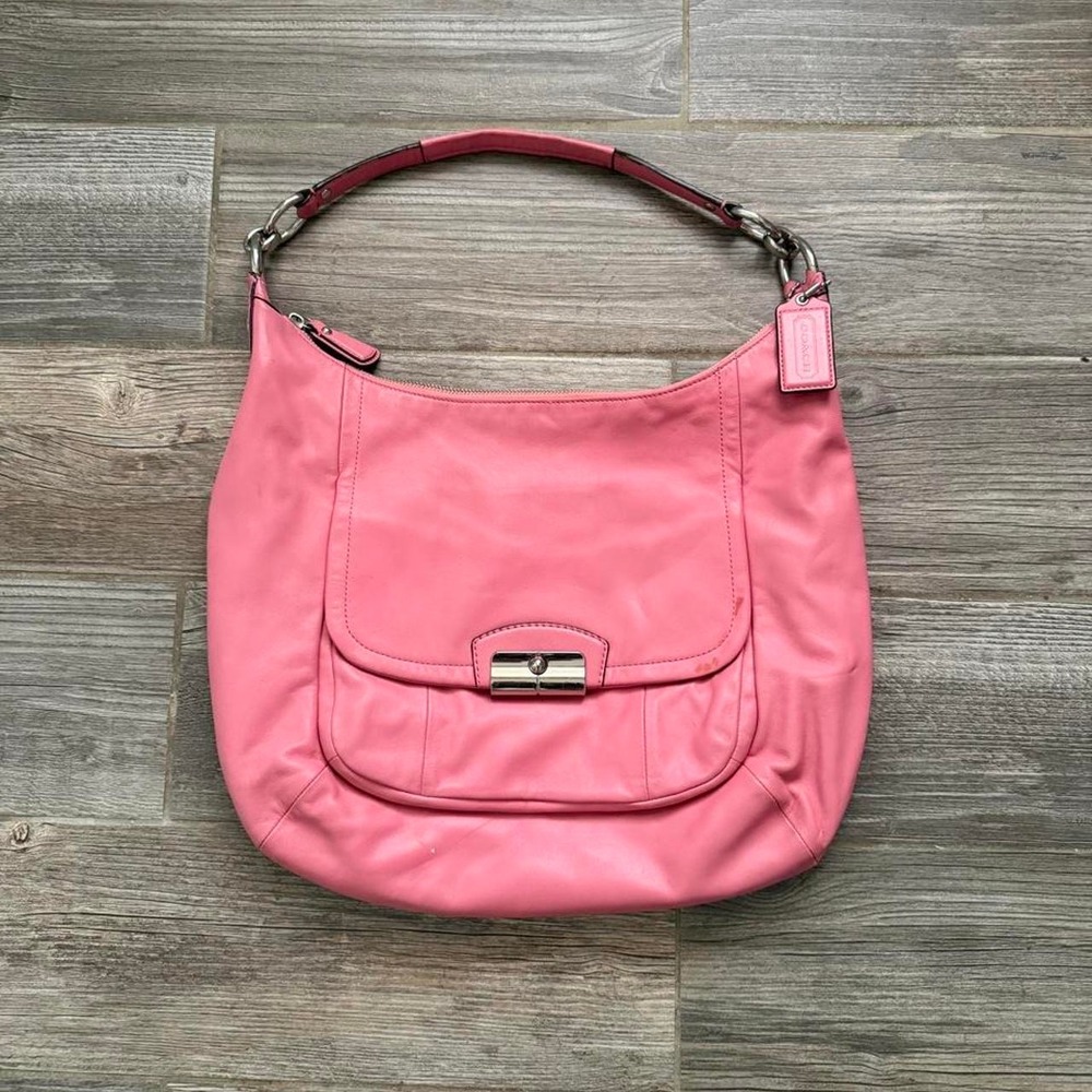 Vintage Y2K Coach bubble gum pink Kristin hobo shoulder bag